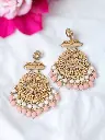 GoldenkundanpremiumPeacockpeachlightweightChandbali-FashionJewels1.webp