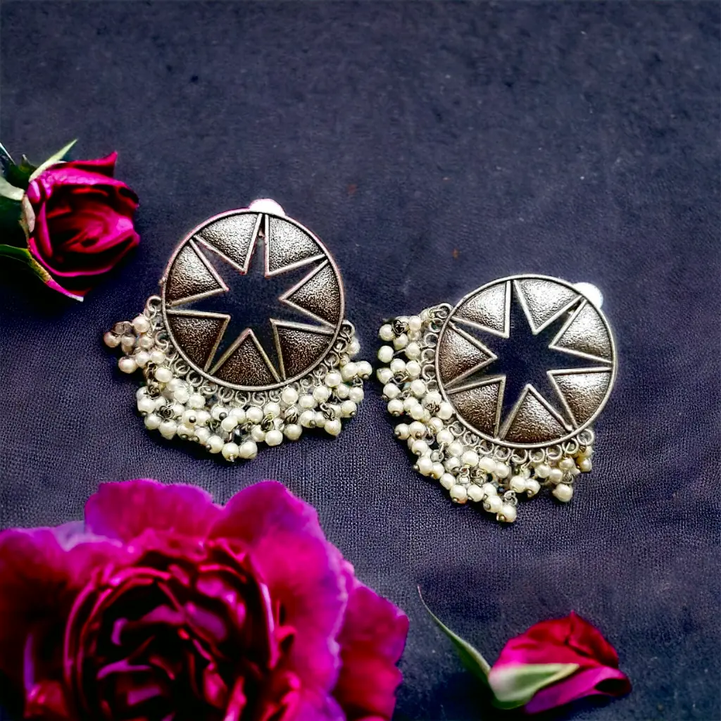 SilverlookalikePearlStarEarring-FashionJewels2.webp