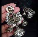 SilverlookalikezirconStonetriplejhumka-FashionJewels1.webp